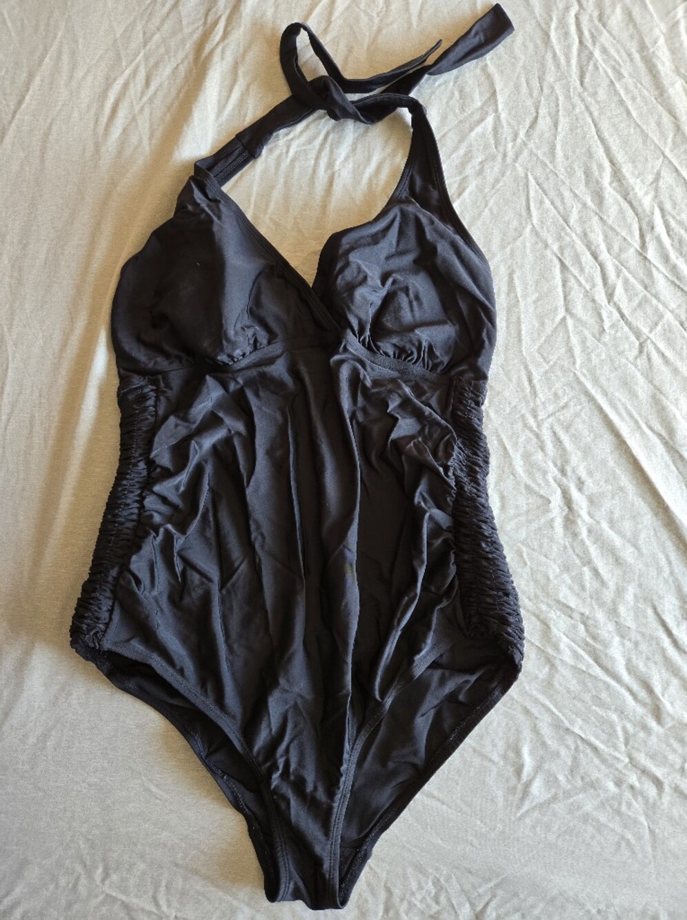 Motherhood Black Maternity Swim One-Piece
